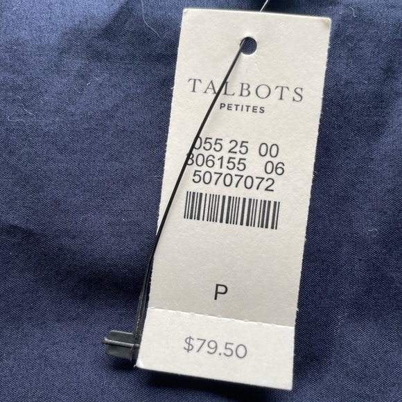 Talbots V-Neck Tie Sleeve Top  | NWT | Size Small Petite - Picture 9 of 12